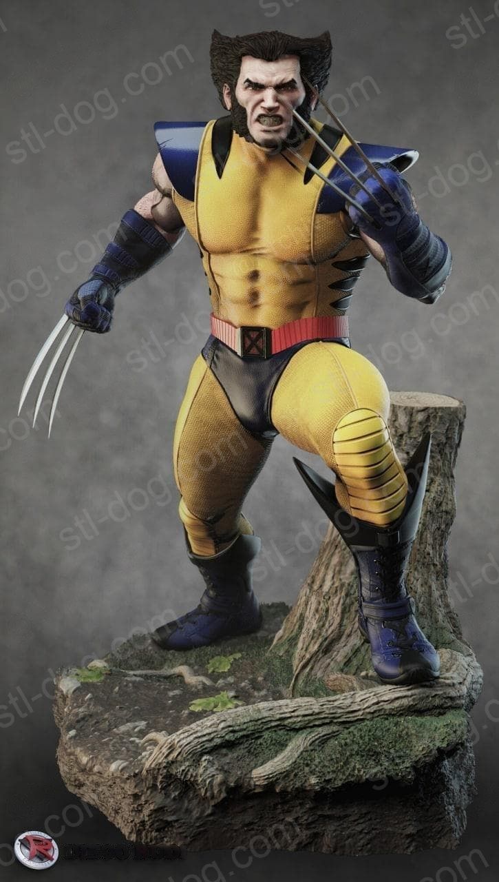 X战警(X-Men) 金刚狼(Wolverine) 3D打印图纸